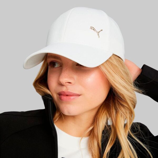 Gorra Puma Gold Metal Blanca - Image 3