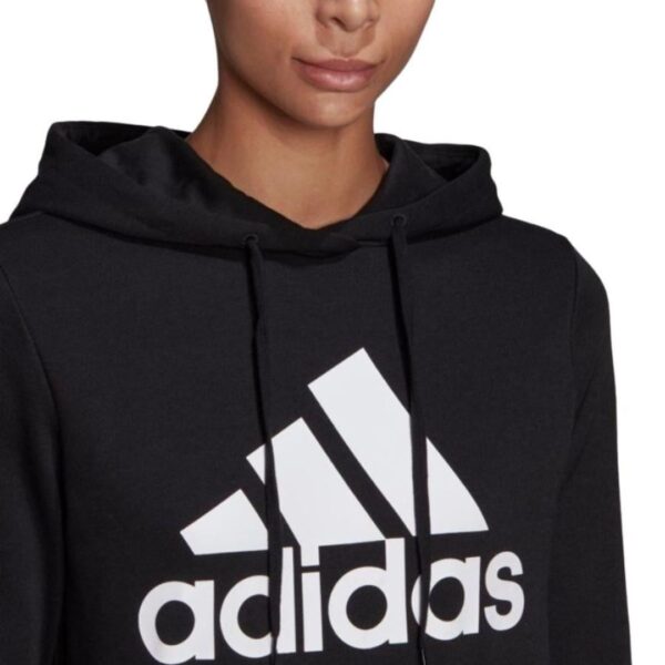 Sudadera Adidas con Gorro Essentials Logo Holgada - Image 4
